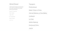 Desktop Screenshot of clementrenaud.com
